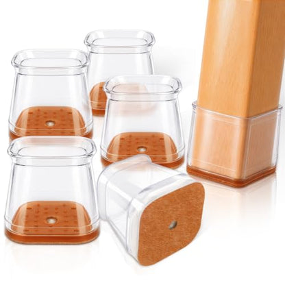 24 Pack Chair Leg Floor Protectors