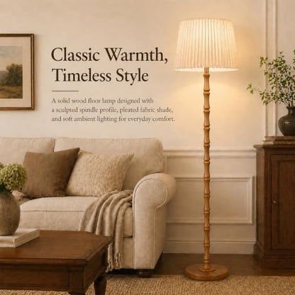 Real Wood Floor Lamp