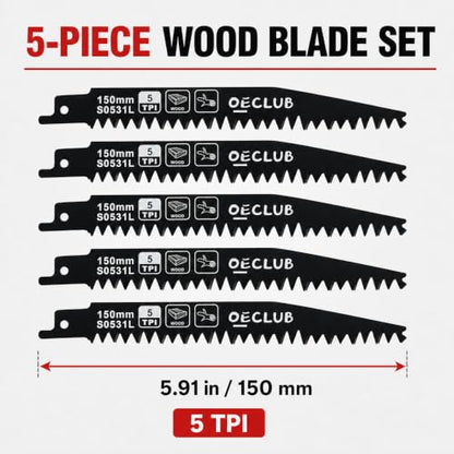 Reciprocating Saw Blades Woodworking