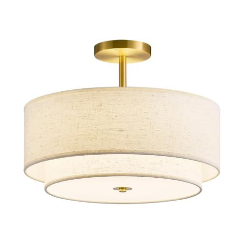 16" Semi Flush Mount Ceiling Light
