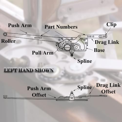 Dual Arm Casement Window Operator