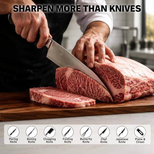 Knife Sharpening Stone Set