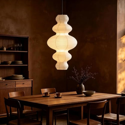 Paper Lantern Pendant Light with LED Bulb Included