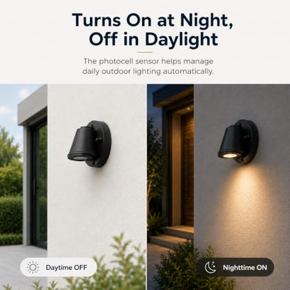 Dusk to Dawn Outdoor Wall Sconce