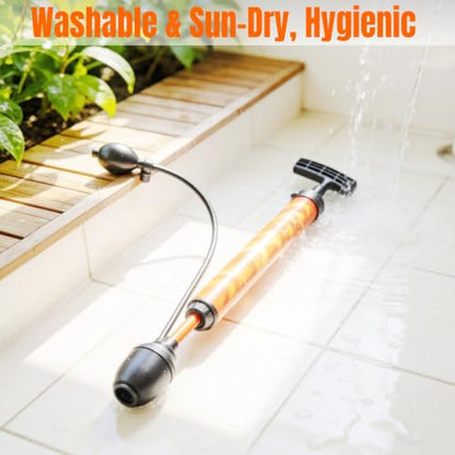 Manual Drain Unclogger High Pressure Toilet Plunger