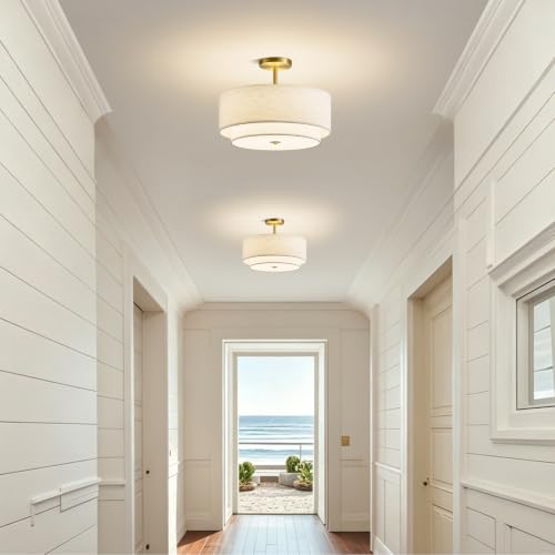 16" Semi Flush Mount Ceiling Light