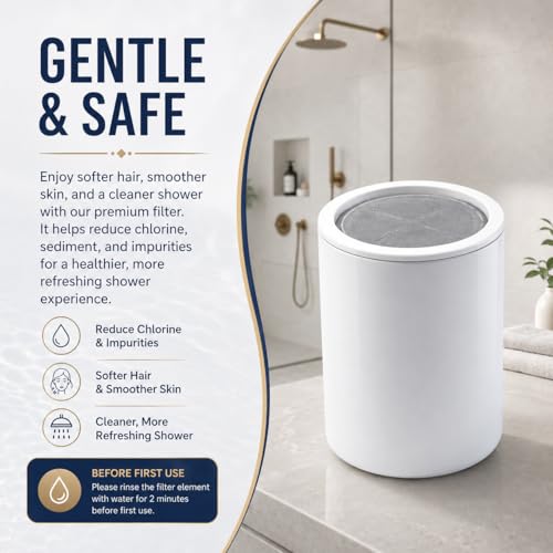 Replacement Filter Cartridge Compatible with MyHalos Fixed Shower Filter