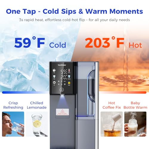 Reverse Osmosis Water Filter Countertop Hot and Cold RO System