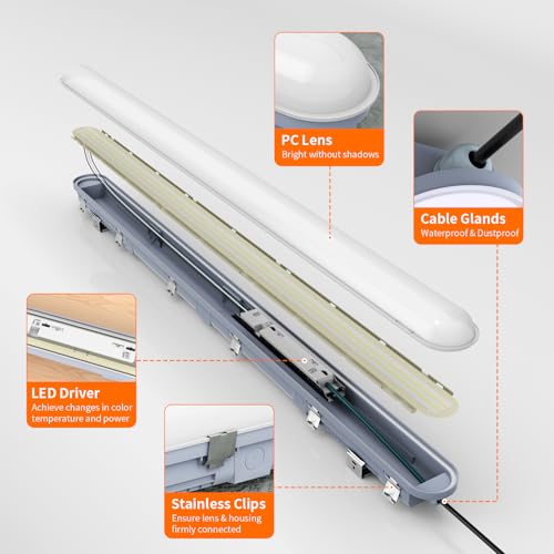 4ft LED Vapor Proof Light