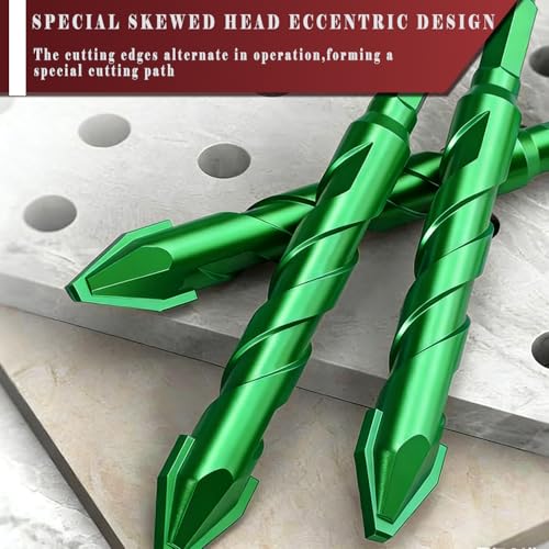 10PC Green Upgraded Concrete Drill Bit