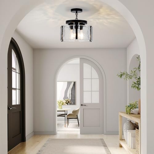 Drum Glass Chandelier