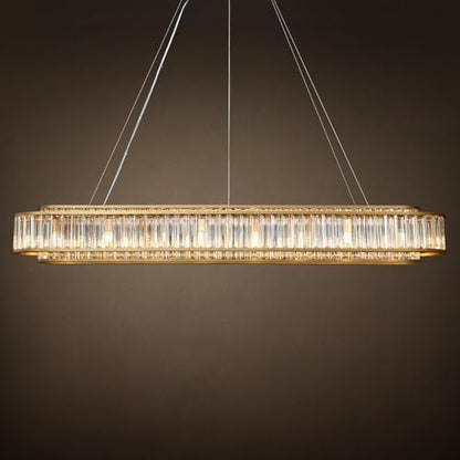 Modern Round Crystal Chandeliers Lighting Fixture