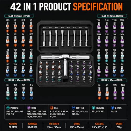 42 in 1 Magnetic Screwdriver Set