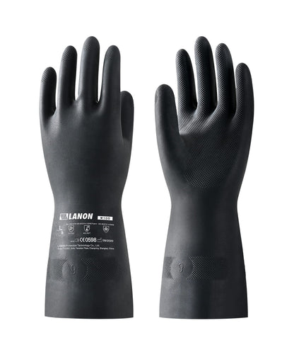 LANON Rubber Chemical Resistant Gloves