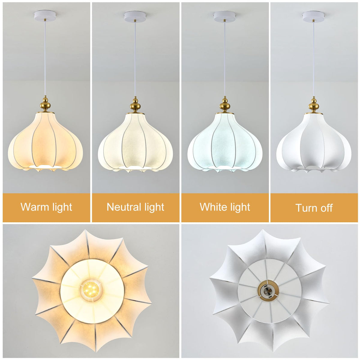 Fabric Pendant Light (40cm)