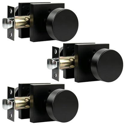 Interior Privacy Door Knob (Matte Black)