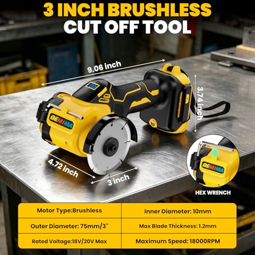 3inch Brushless Circular Saw