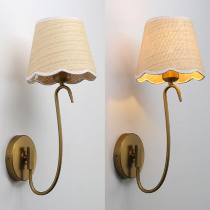 Hardwired Wall Sconces Set of 2