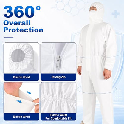 5 Pack Hazmat Paint Suits