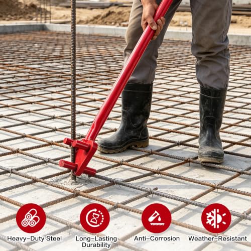 Manual Rebar Bender (Red)