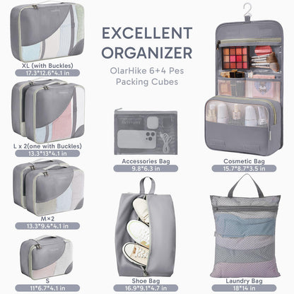 Packing Cubes for Travel (04 Gray)
