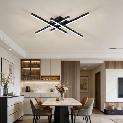 Semi Flush Mount Modern Light Fixture