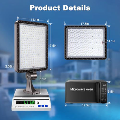 LED Parking Lot Lights (480W/2 Pack)