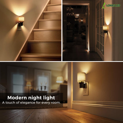 Night Lights Plug into Wall (Cylinder-3000K / 1 Pack)