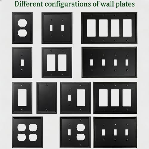 Natural Bamboo Fiber Outlet Covers and Light Switch Covers