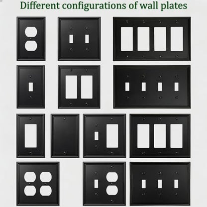 Natural Bamboo Fiber Outlet Covers and Light Switch Covers