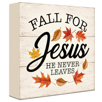 Fall Decorations for Home Wood Sign Fall Decor Shelf Decor