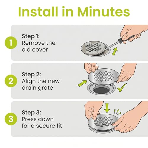 Shower Drain Cover Snap