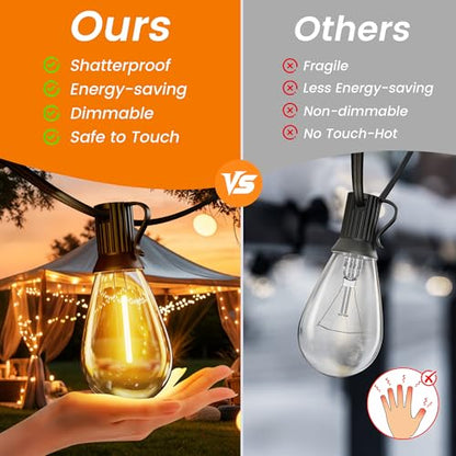 S11 Outdoor String Lights 2200K