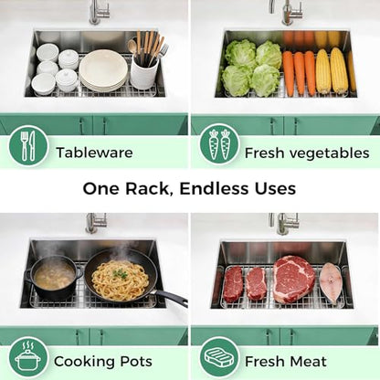 Stainless Steel Detachable Kitchen Sink Protector Grid