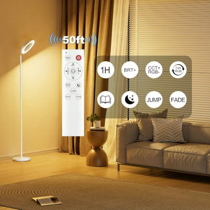 36W RGB Floor Lamp with Remote