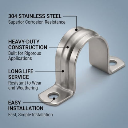304 Stainless Steel Two (5/8")