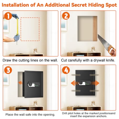 Fireproof Wall Safes Between the Studs
