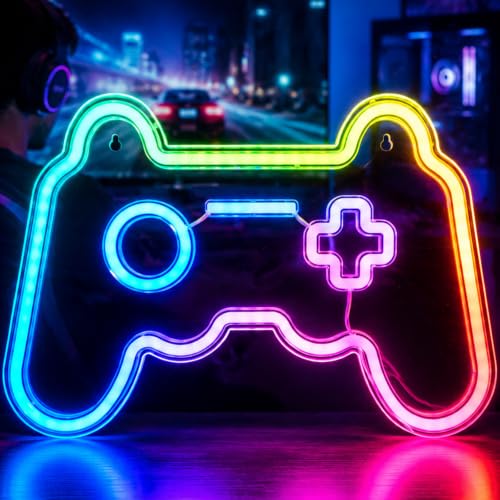 RGB Color Changing Gamepad Neon Sign