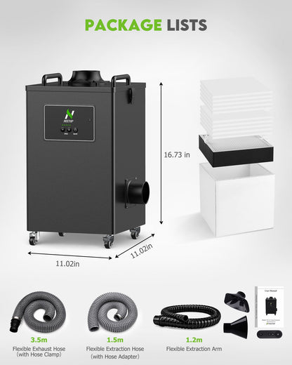 Laser Fume Extractor with≤60W Laser (Large)