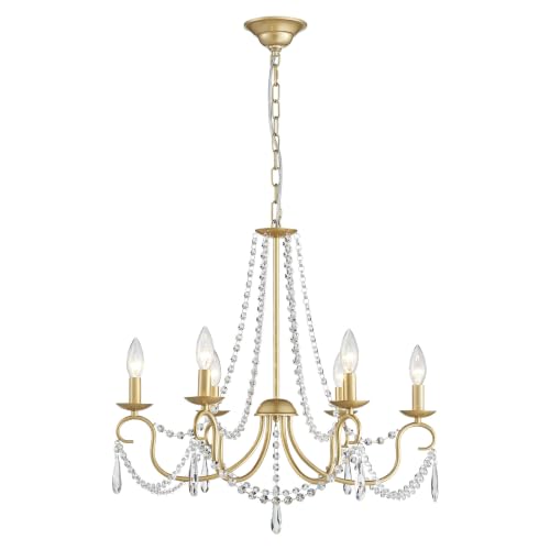 Modern Crystal Chandeliers for Dining Room Light Fixture for Bedroom Living Room Kitchen Entryway Bar Bathroom