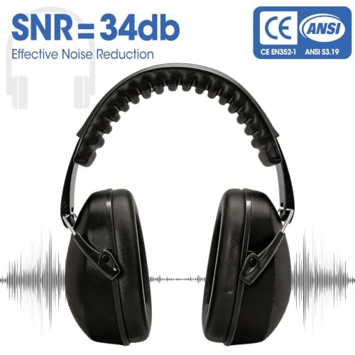 Noise Reduction Ear Muffs for Ear Protection