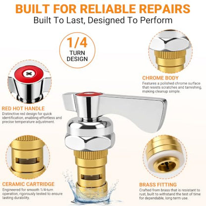 21 309L Valve & Handle Repair Kit for Krowne&21