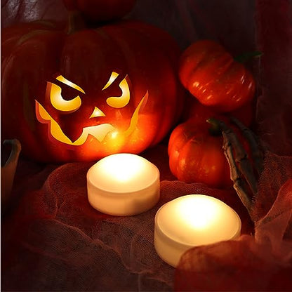 Halloween Pumpkin Lights with Timer Led Battery Operated Candles