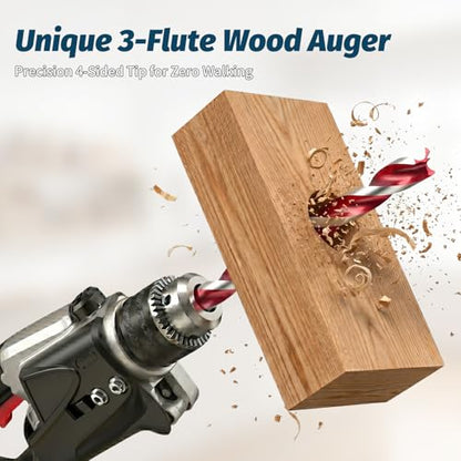 3 Cutter Edge Wood Auger Drill Bit