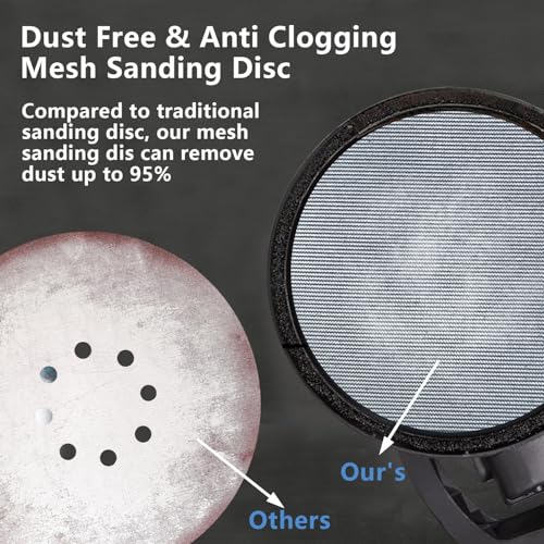 50 Pcs 6 Inch Mesh Sanding Discs