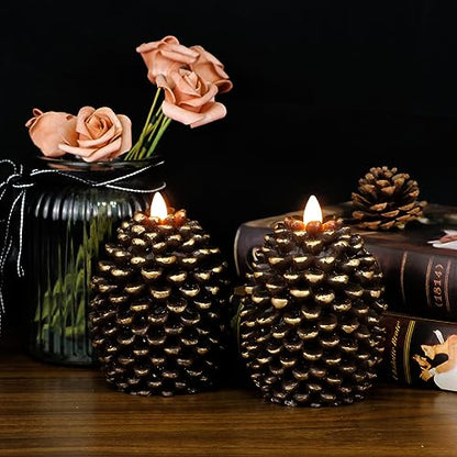 Flameless Candles with 6H Timer Battery Operated