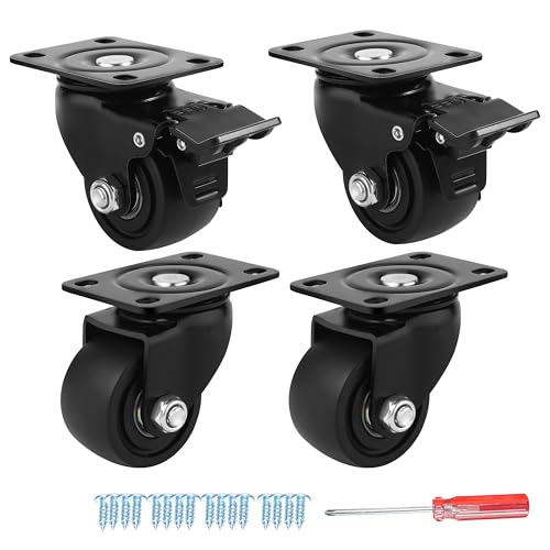Heavy Duty Casters Set of 4 Casters Wheels