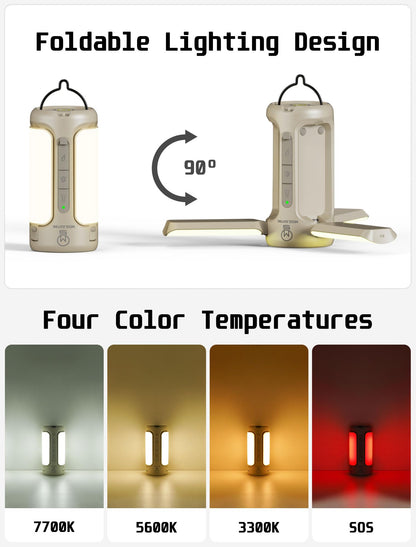 3 in 1 Folding Camping Lantern Rechargeable