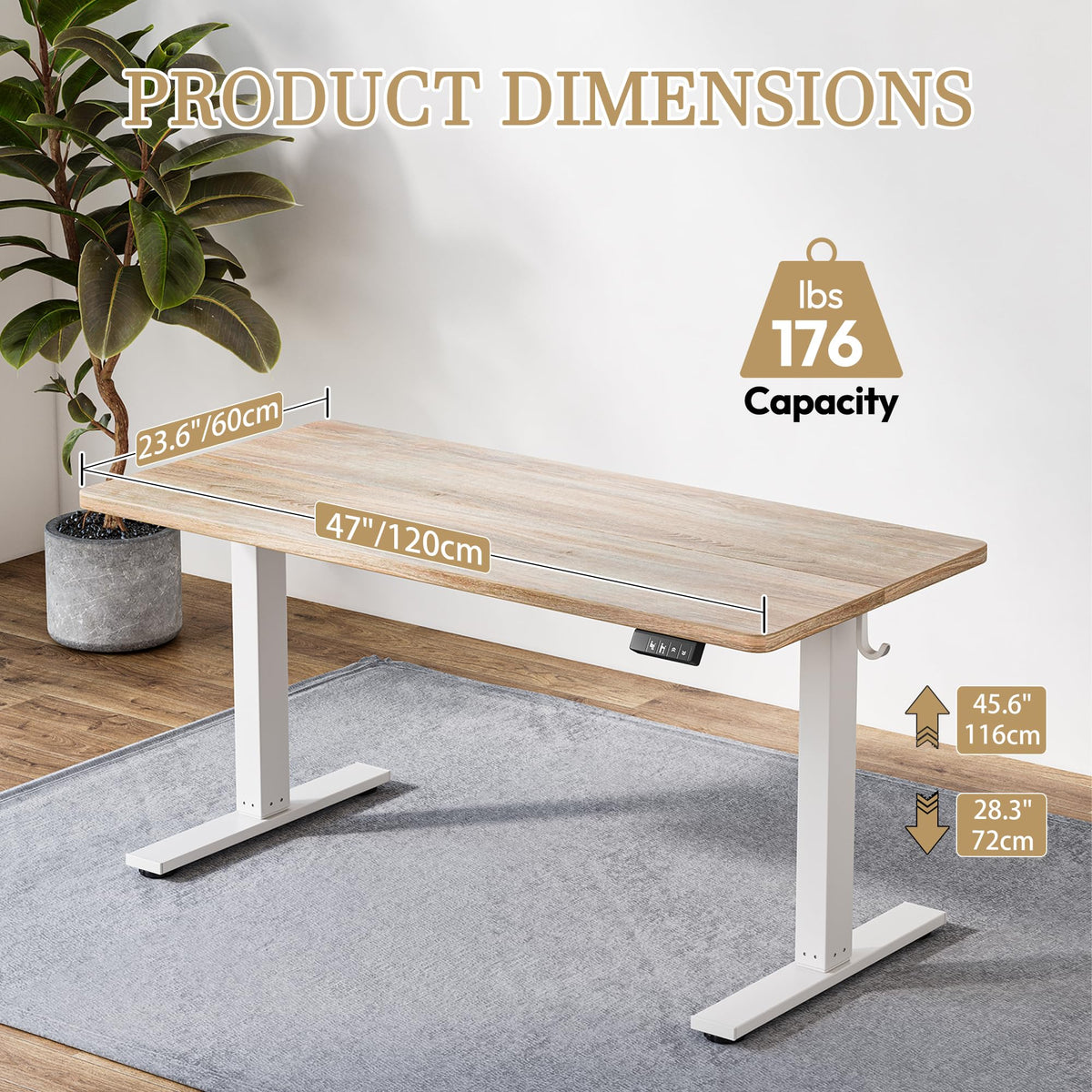 Electric Adjustable Sewing Table (47"(120cm))