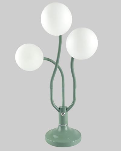 Globe Table Lamp for Bedroom Dimmable Modern Round Ball Lamp